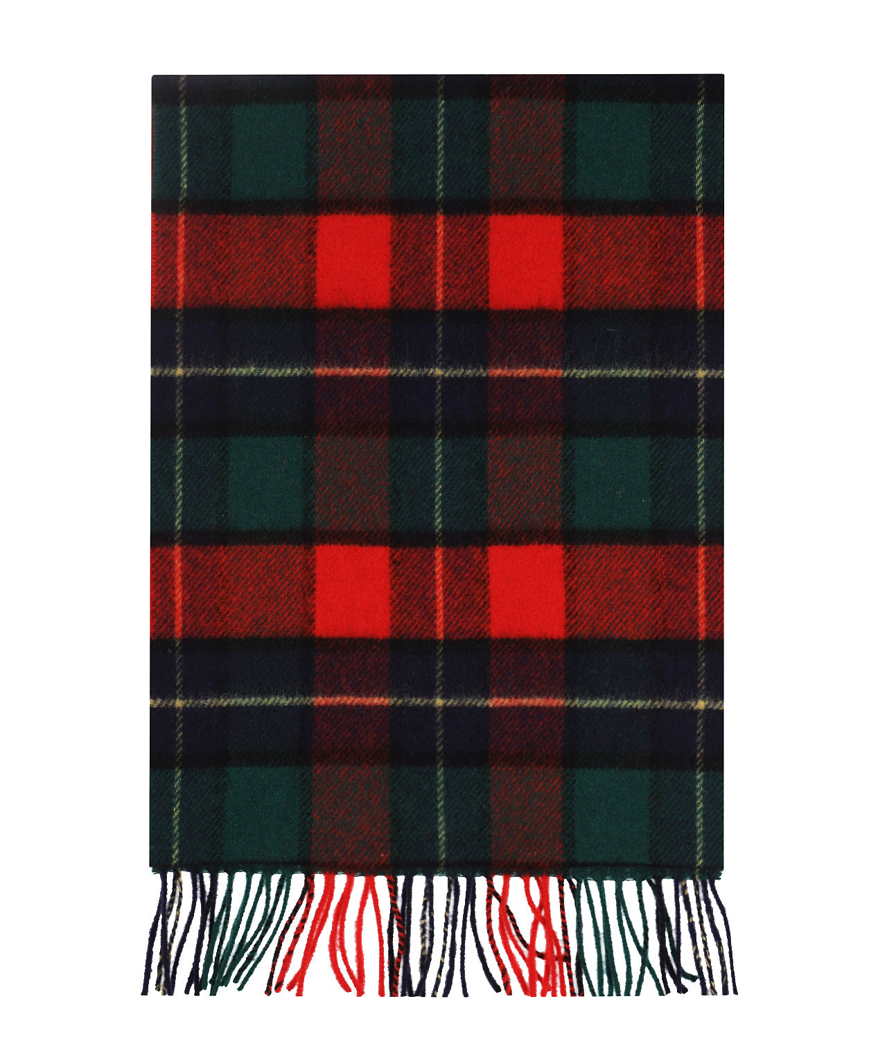 Lambswool Scarf Medium | Red Green Tartan