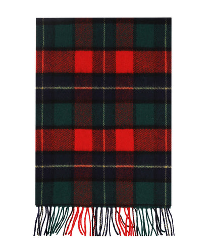 Lambswool Scarf Medium | Red Green Tartan
