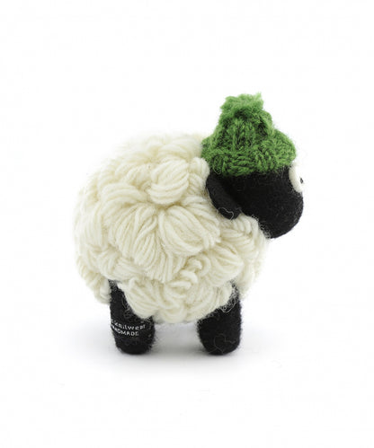 Knitted Sheep with Hat | Groen
