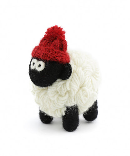 Gestricktes Schaf mit Mütze | Design