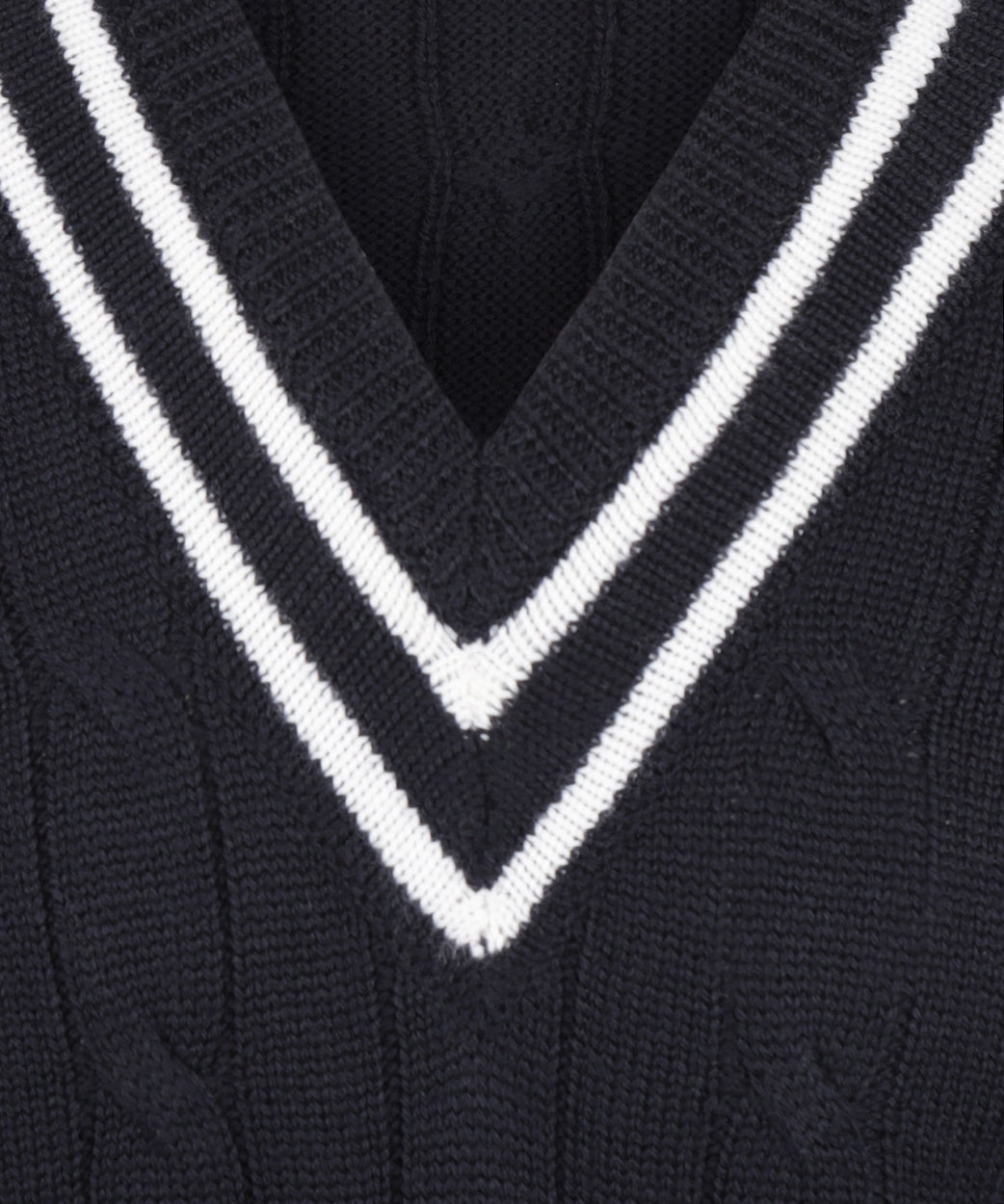 Cricket Slipover Merino Wool | Navy Blue
