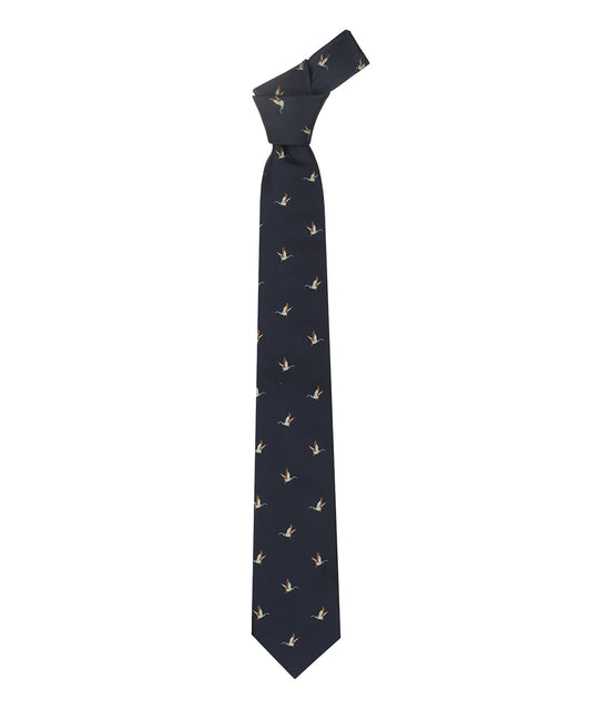 Zijden Stropdas | Navy Eend Klein