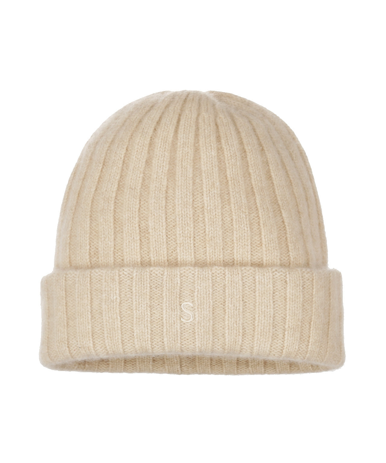 Beanie Undyed Cashmere | Natural Beige