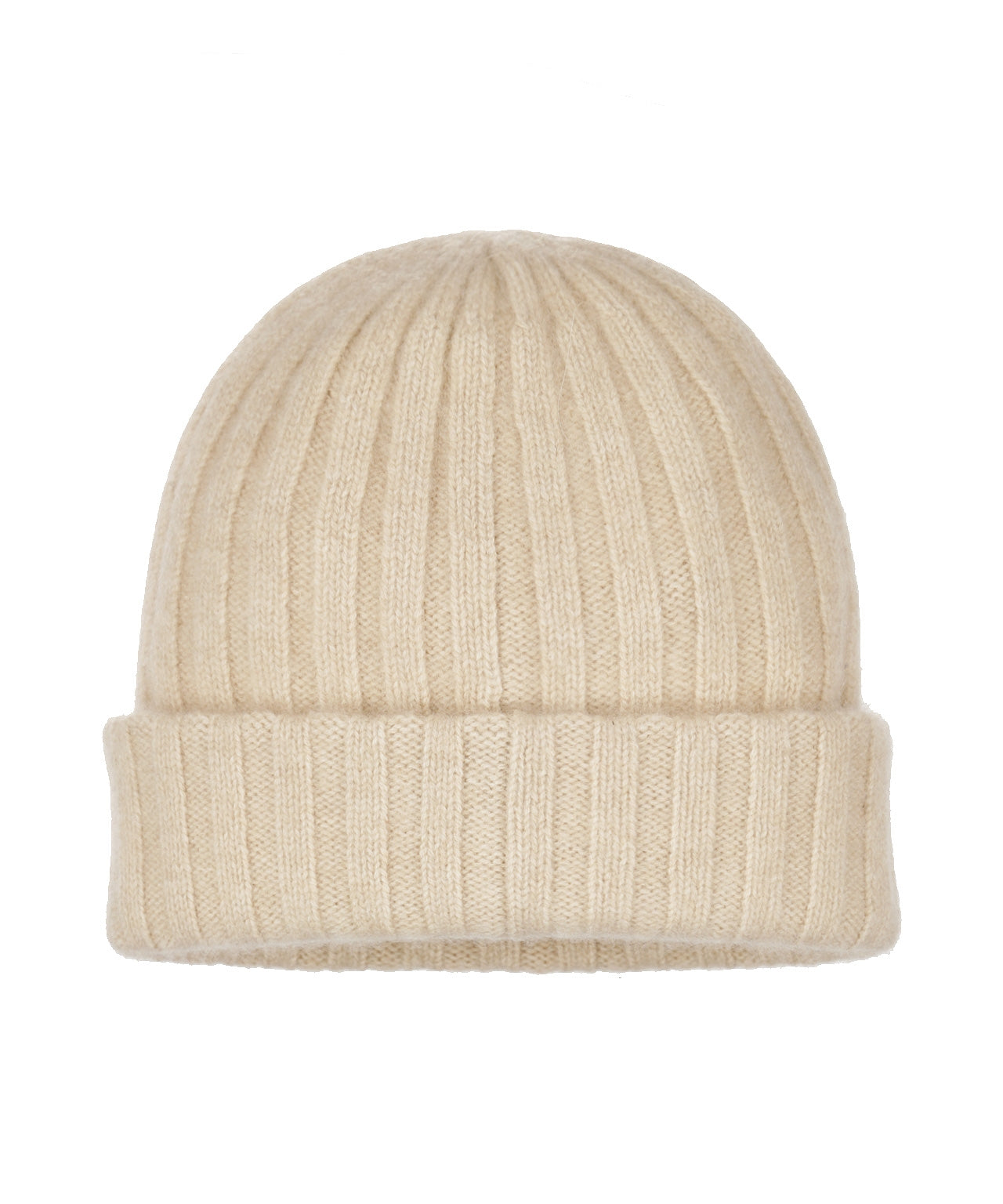 Beanie Undyed Cashmere | Natural Beige