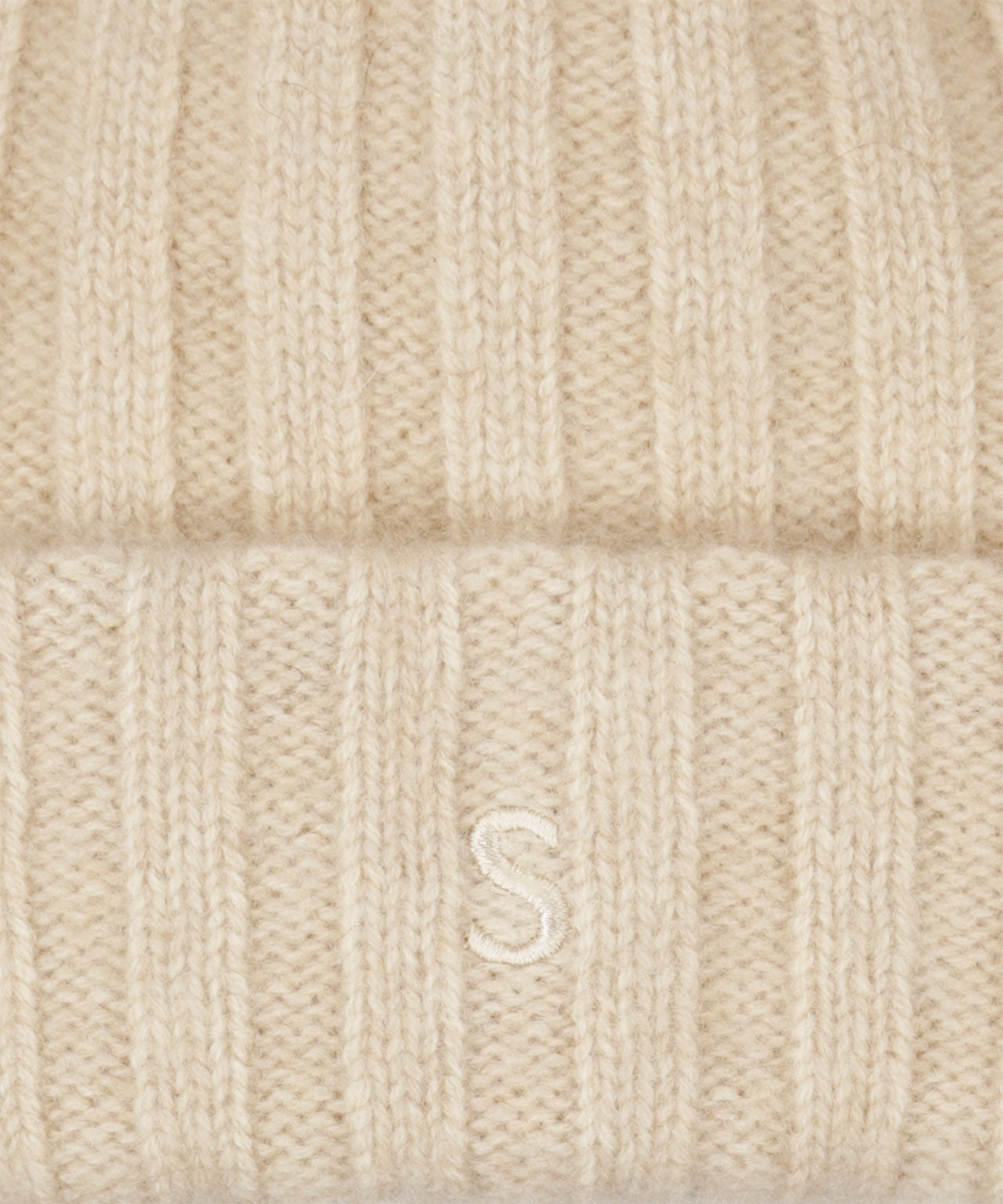 Beanie Undyed Cashmere | Natural Beige