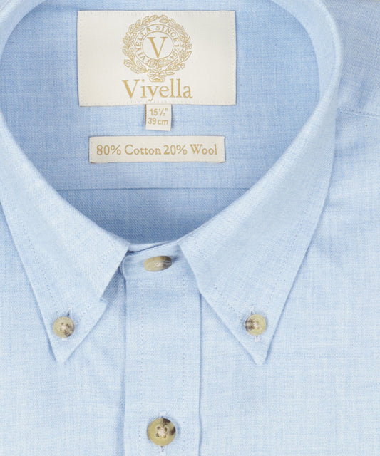 Viyella Shirt Button Down | Blue