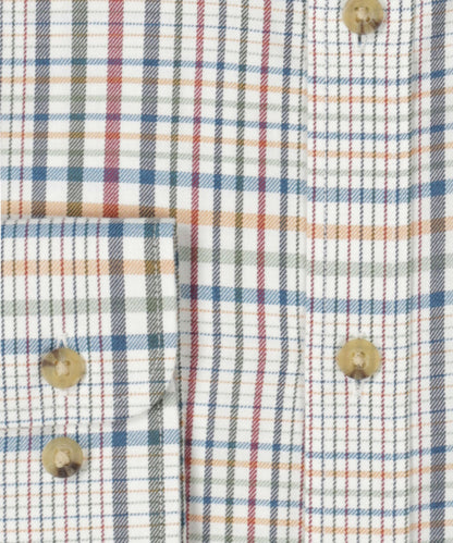 Shirt BD | Combi ruit Groen/Rood/Blauw/Oranje