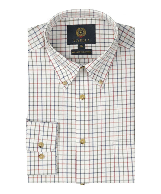 Shirt BD | Kleine ruit Groen/Rood/Blauw/Oranje