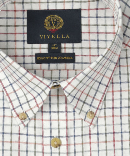 Shirt BD | Kleine ruit Groen/Rood/Blauw/Oranje