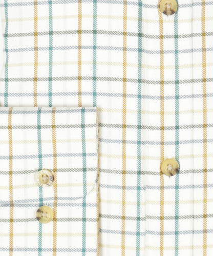 Shirt BD | Kleine ruit Groen/Lichtgroen/Turquoise