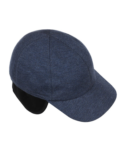 Ohrenklappen für Baseballkappe | Blau