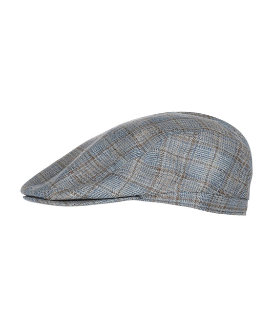 Klassieke Cap | Licht Blauw Glen Ruit