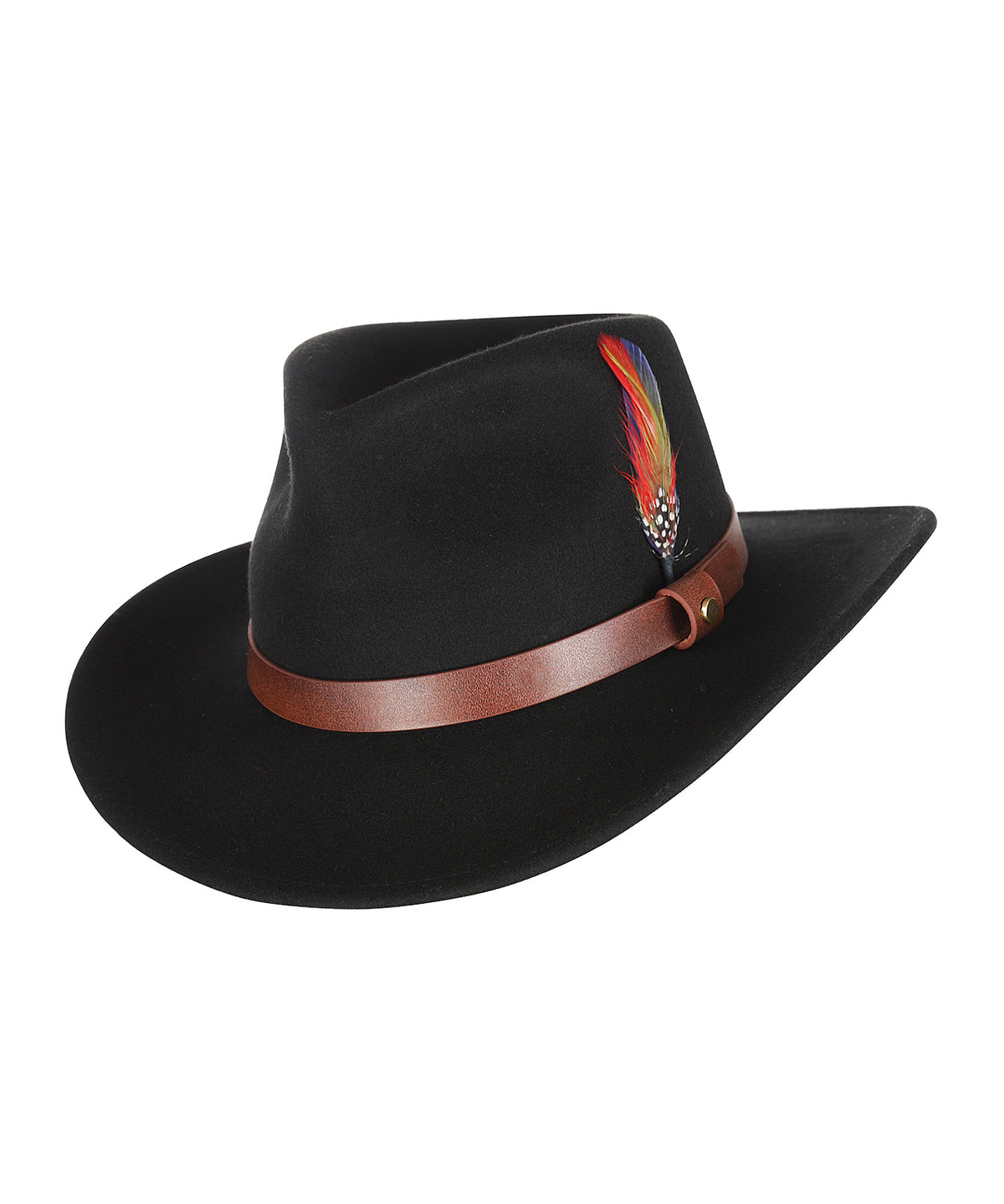 Western Wollfilz | Schwarz