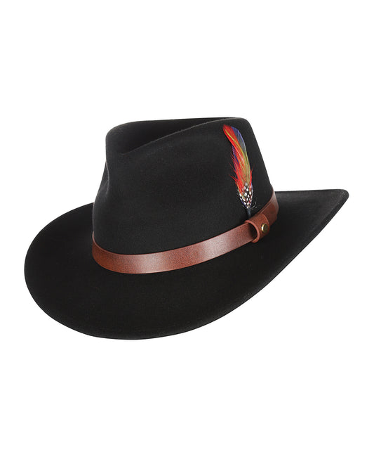 Western Woolfelt | Zwart