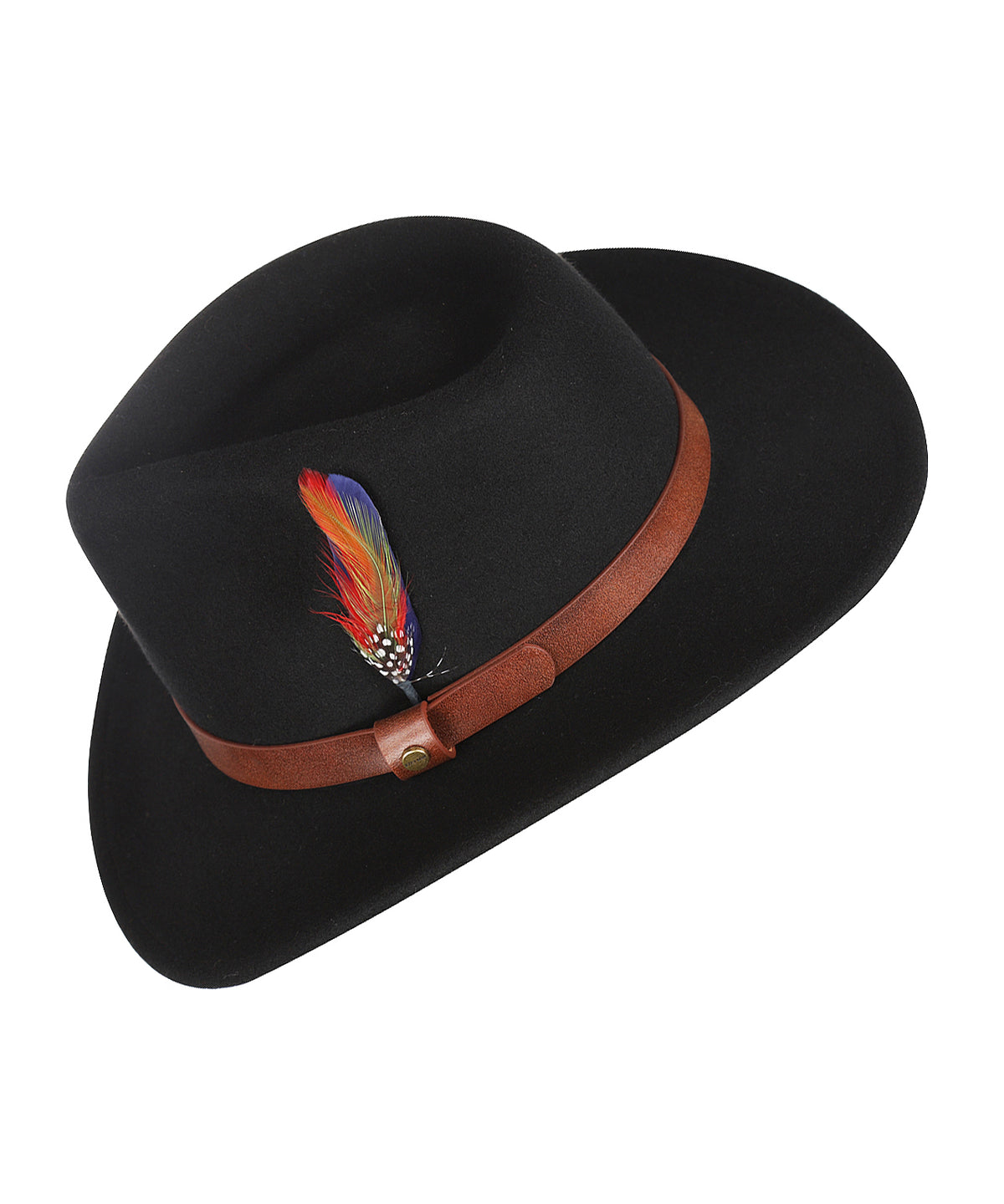 Western Wollfilz | Schwarz