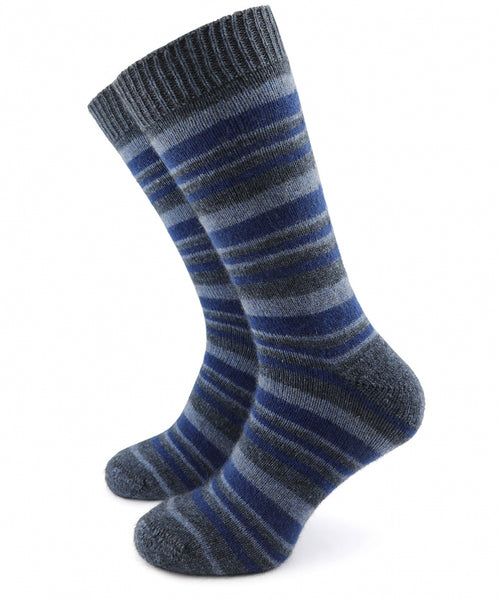 Mini Striped Sock | Blauw