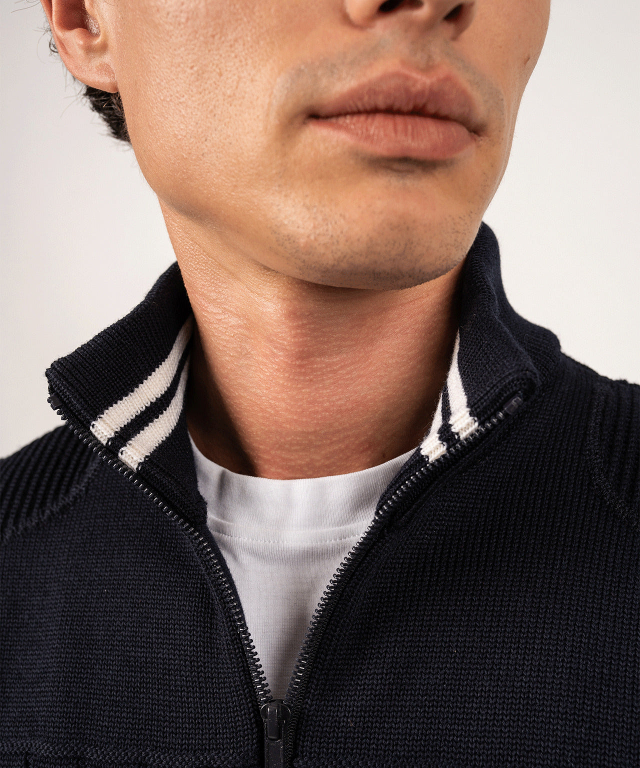 Saint James Vest Calypso | Navy Blue