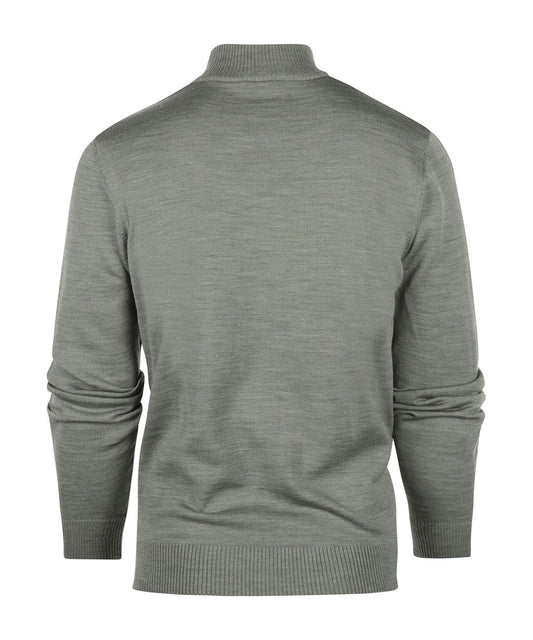 Ritsvest Merinowol | Saliegroen