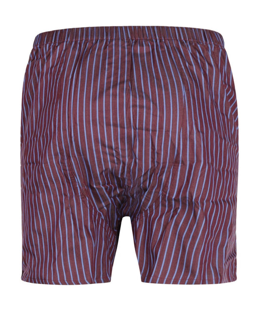 Boxershort katoen | Bordeaux Streep
