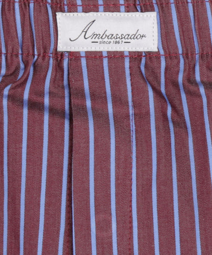 Boxer shorts organic cotton | Bordeaux Red