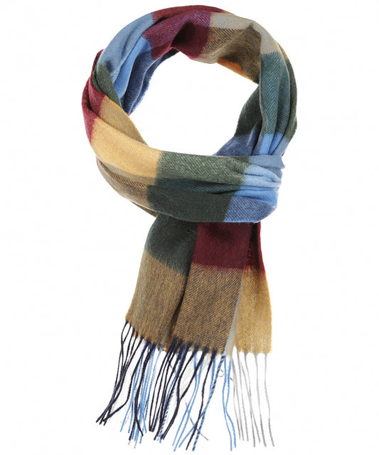 Sjaal 100% Cashmere | Multi Blok Ruit