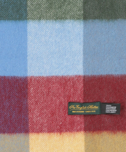 Sjaal 100% Cashmere | Multi Blok Ruit