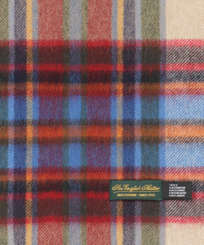 Sjaal 100% Cashmere | Beige Multi Tartan