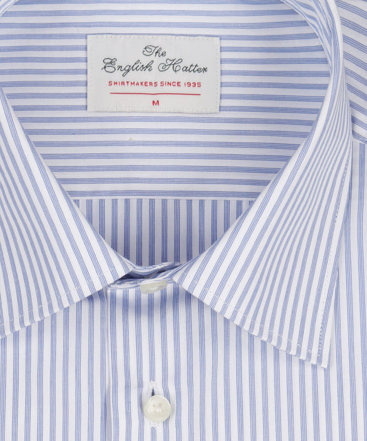 Shirt Semi Widespread | Licht Blauw Streep