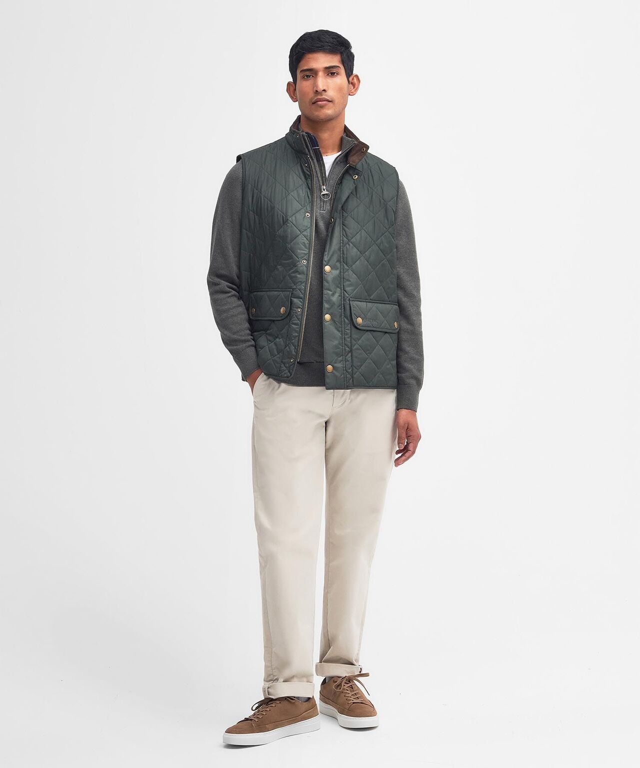 New Lowerdale Gilet | Dark Green