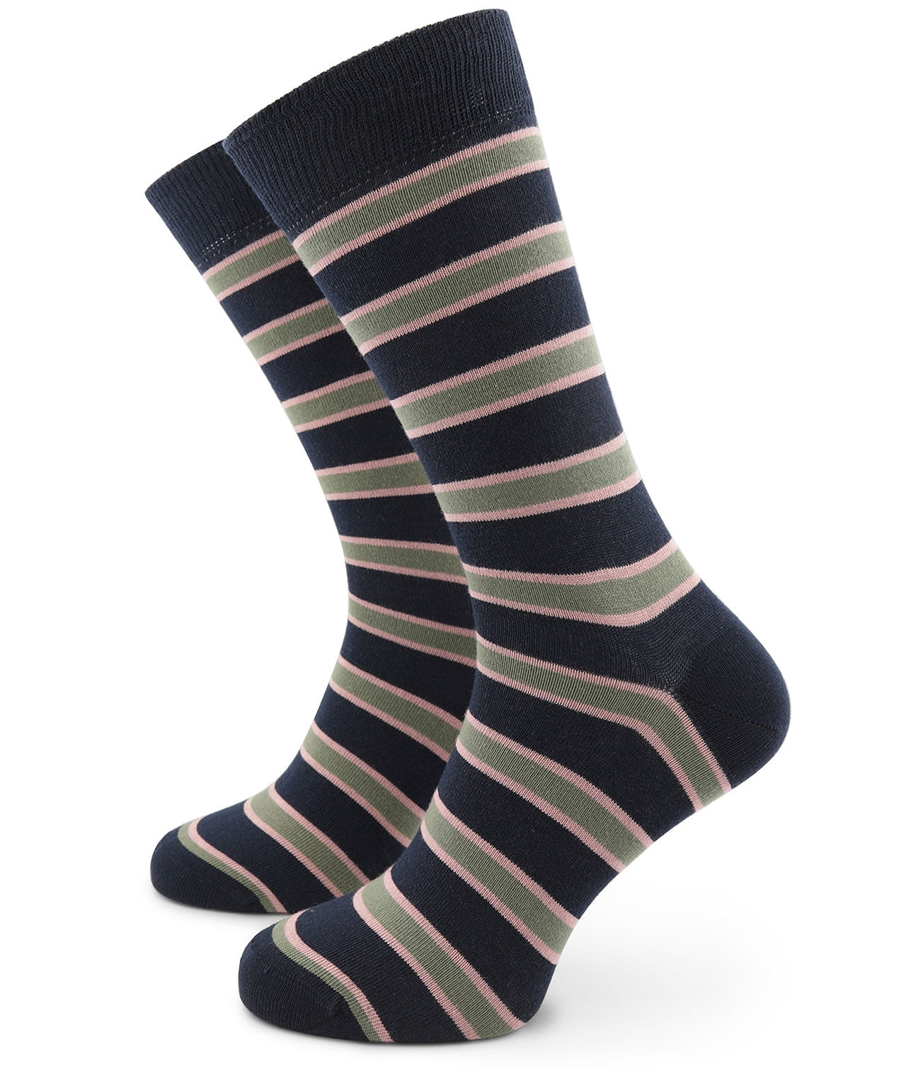 sok colour block 2-pack | Navy Stripe