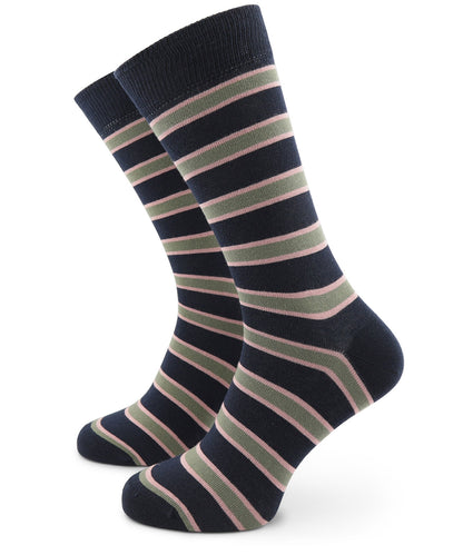 sok colour block 2-pack | Navy Stripe