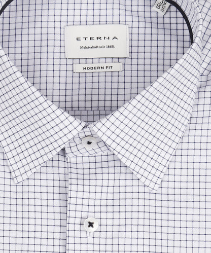 Shirt Normaal boord | Schriftruit Wit/Navy