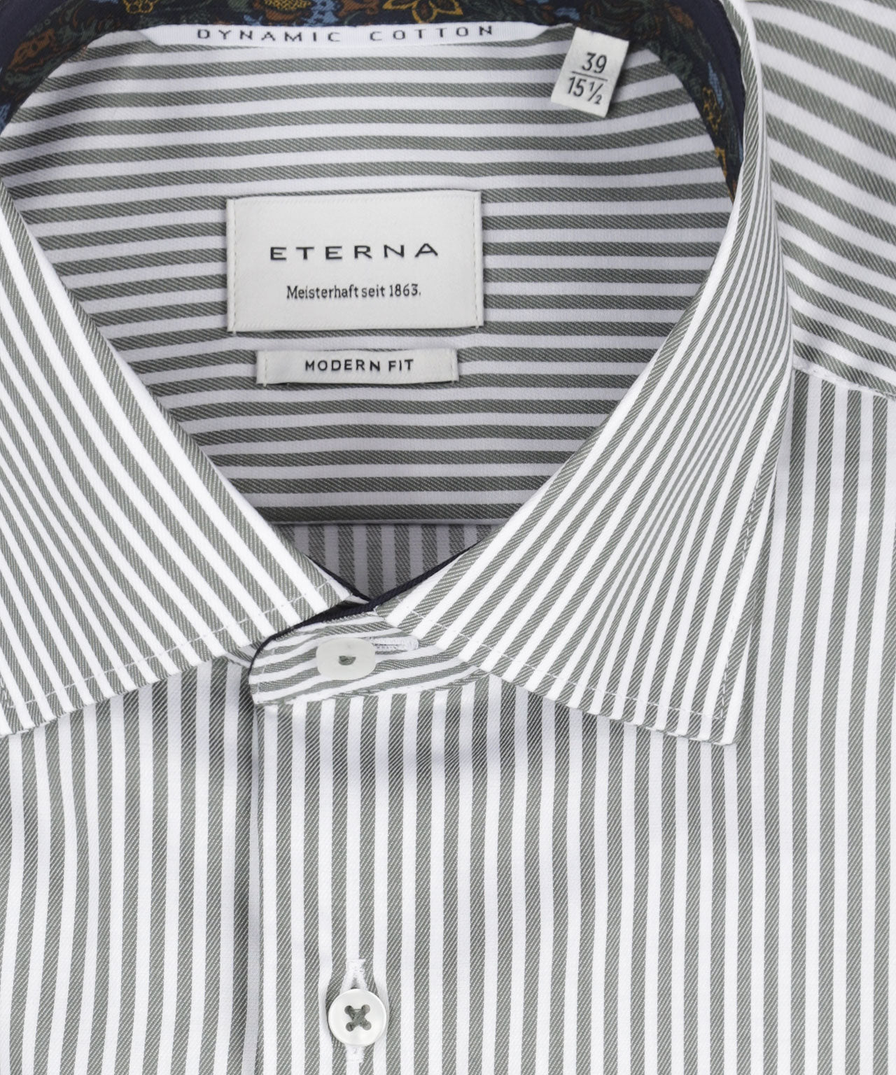 Eterna Hemd, moderne Passform | Grün