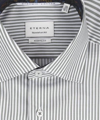 Eterna Hemd, moderne Passform | Grün