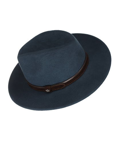 Hut aus Wollfilz | Denimblau
