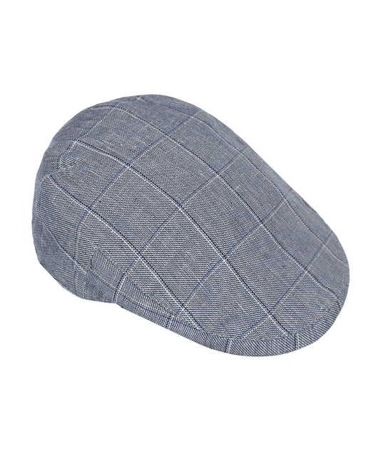 Cap Klassiek Katoen | Blauw Ruit