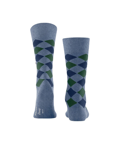 Sok Danny | Denim/Green checked