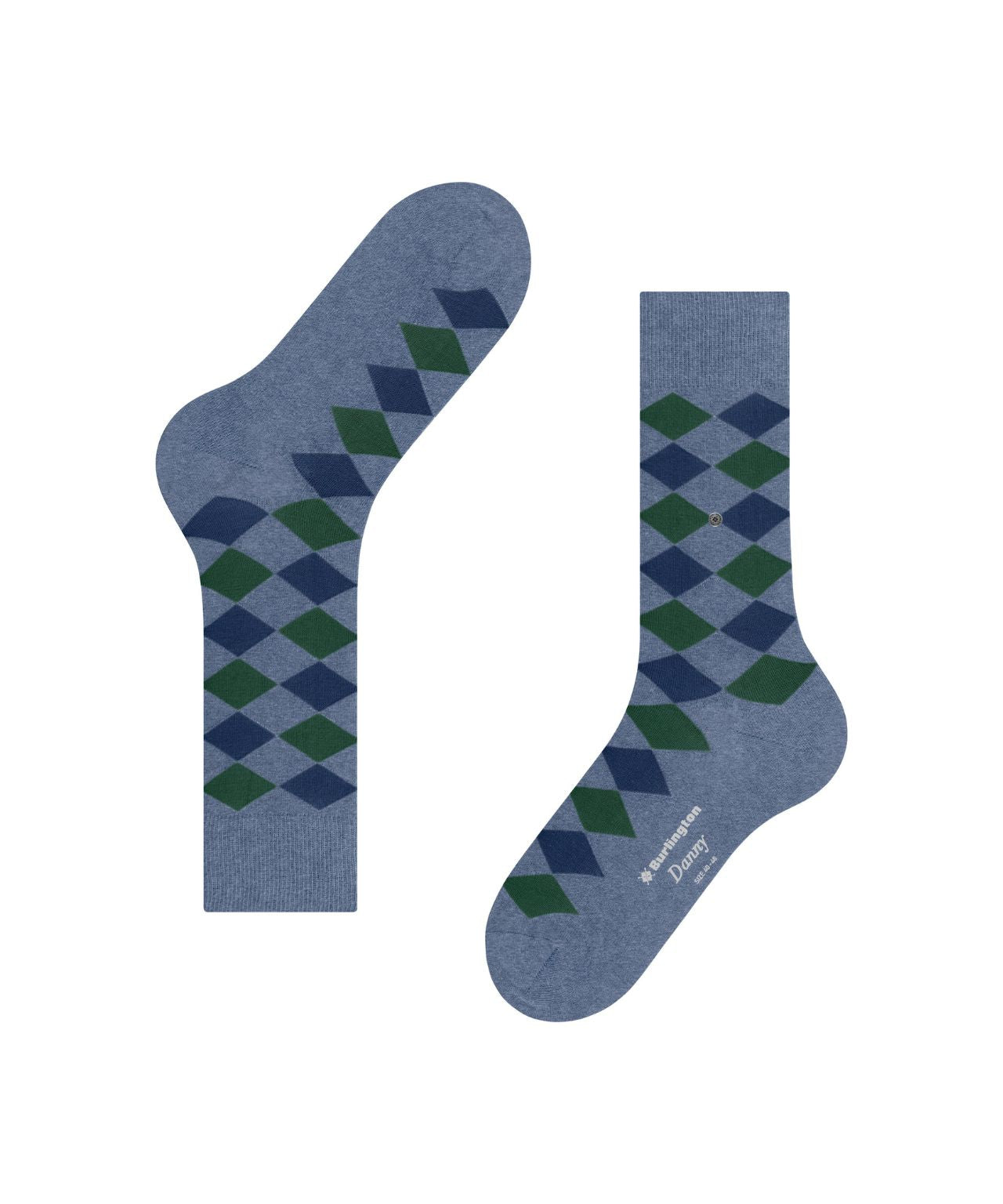 Sok Danny | Denim/Green checked