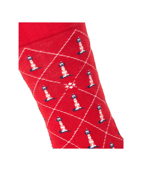 Burlington Lighthouse Sok | Rood
