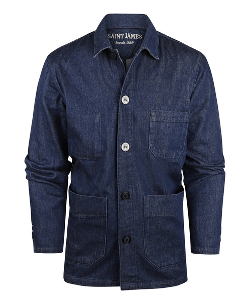 Saint James Overshirt | Denim Blauw