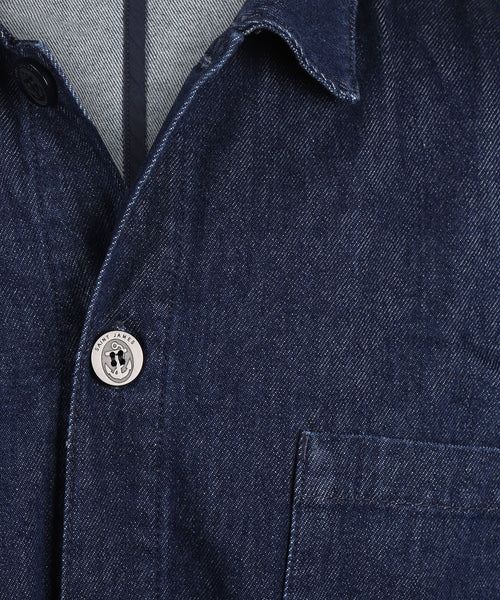 Saint James Overshirt | Denim Blauw