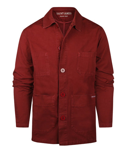 Saint James Sirocco Overshirt | Red