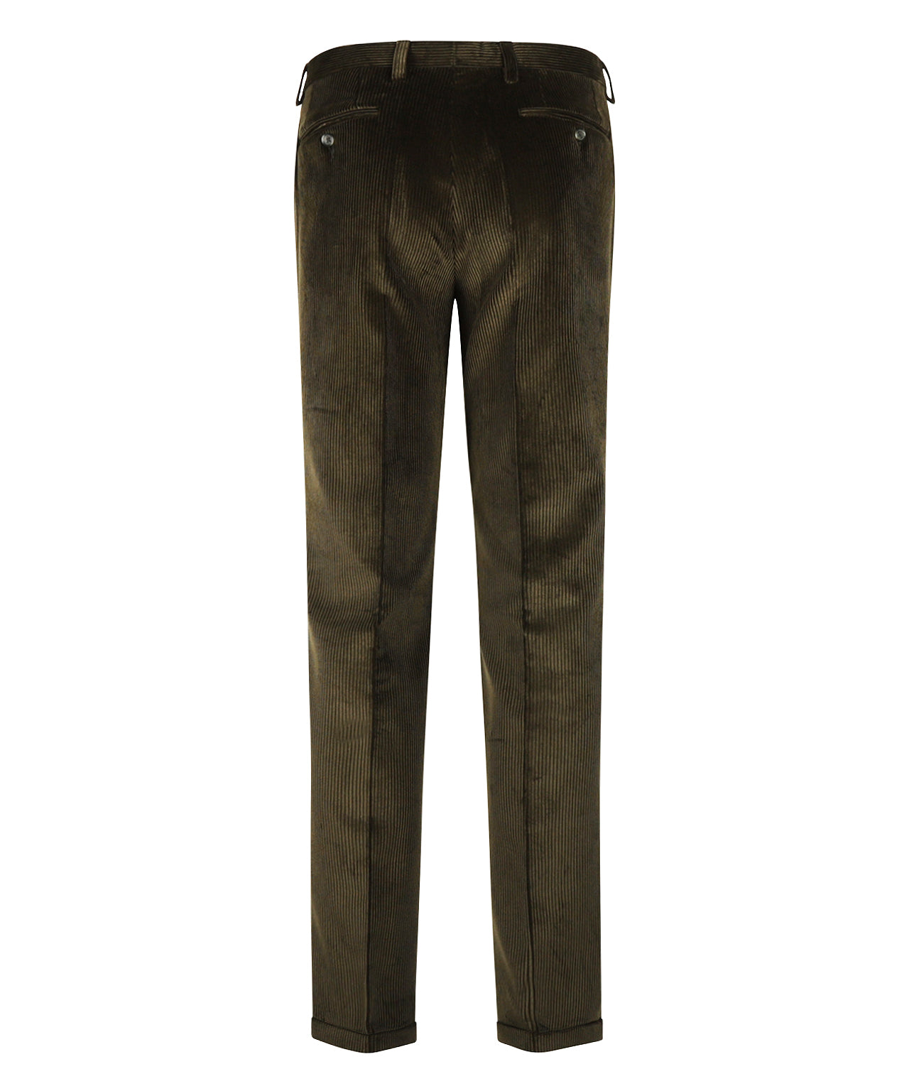 Cordhose mit breitem Rippstrick | Grün