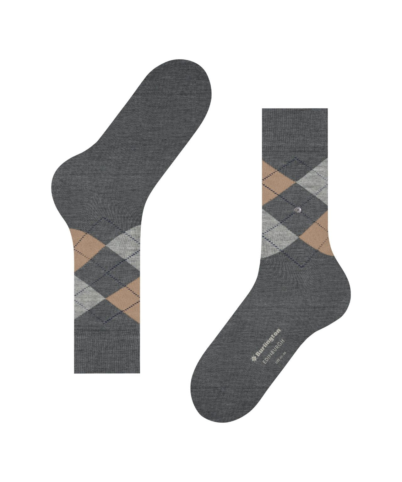 Burlington Edinburgh Men's Socks | Grey