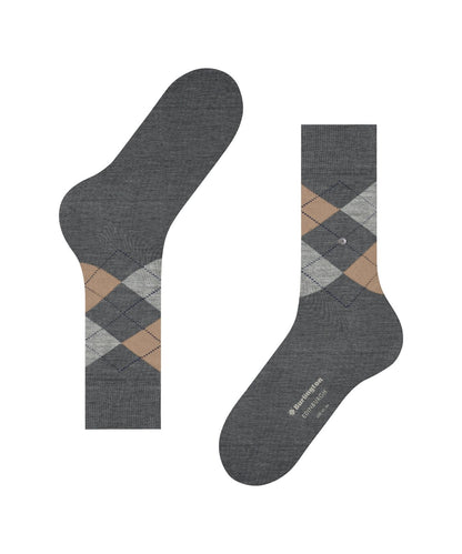 Burlington Edinburgh Men's Socks | Grey