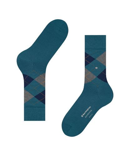 Burlington Edinburgh Men's Socks | Blue