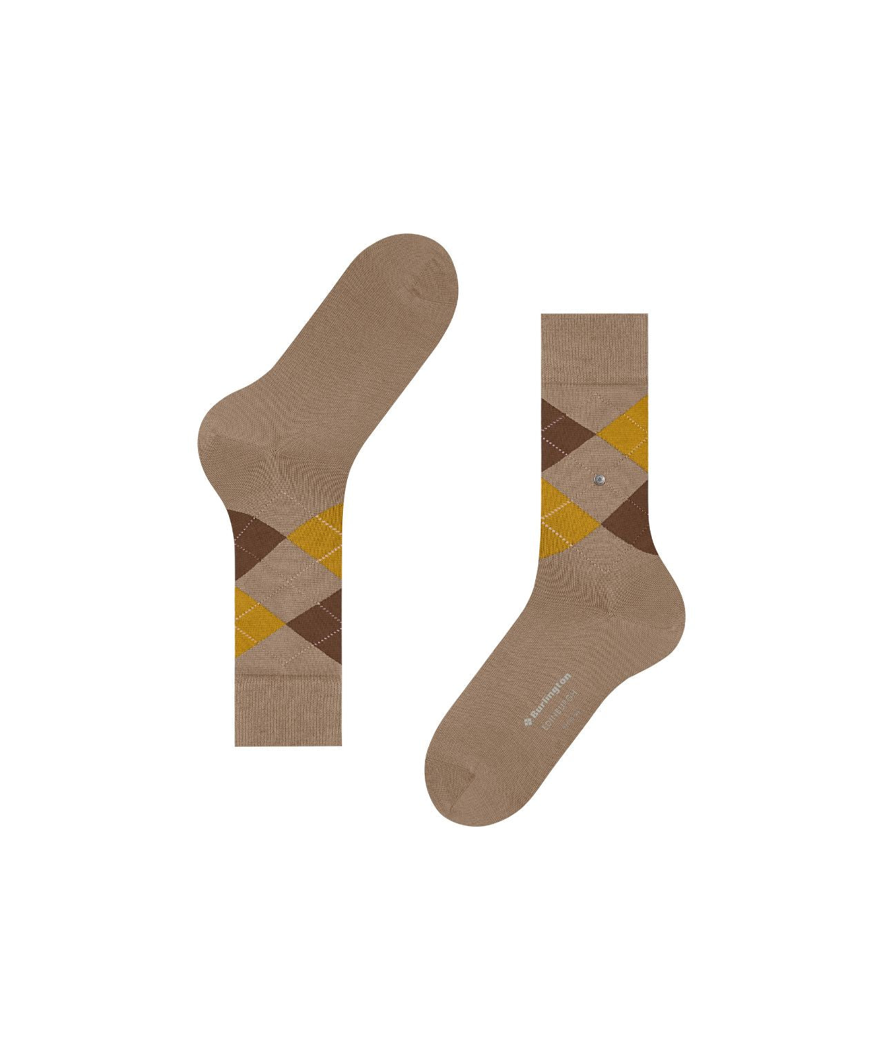 Burlington Edinburgh Herrensocken | Braun