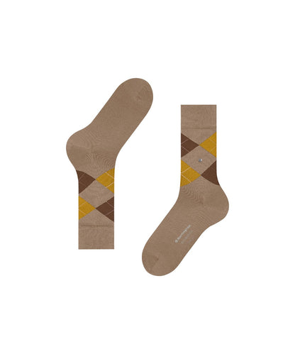 Burlington Edinburgh Herrensocken | Braun