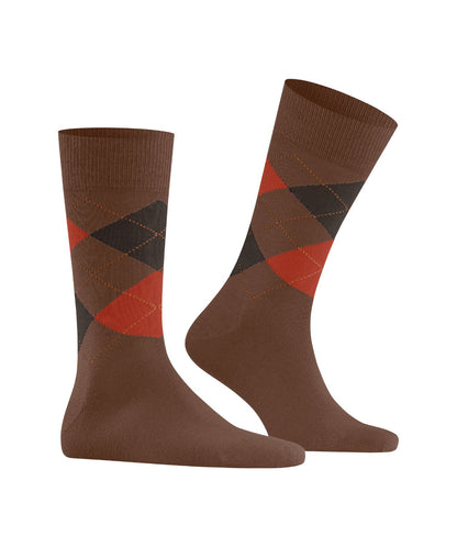 Burlington Edinburgh Herrensocken | Braun