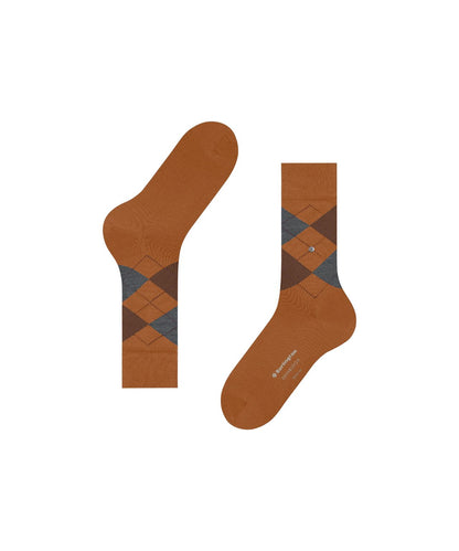 Burlington Edinburgh Herrensocken | Braun